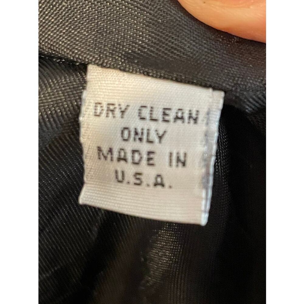 Vintage Women's Genuine Leather Jacket Mid Length Oversized Coat Size M - Picture 5 of 8